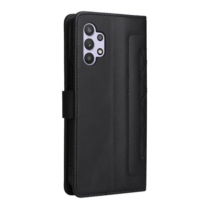 Samsung Galaxy A32 5G Diamond Lattice Leather Flip Phone Case - Durable and Convenient Holder with Precision Cutouts