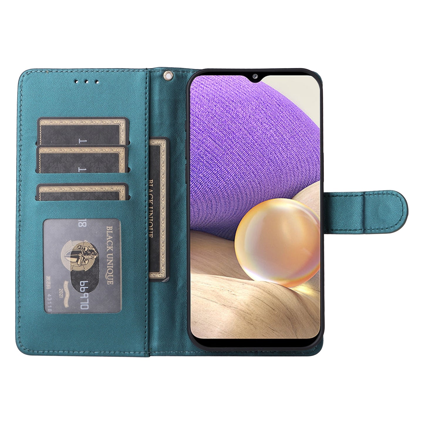 Samsung Galaxy A32 5G Diamond Lattice Leather Flip Phone Case - Durable and Convenient Holder with Precision Cutouts