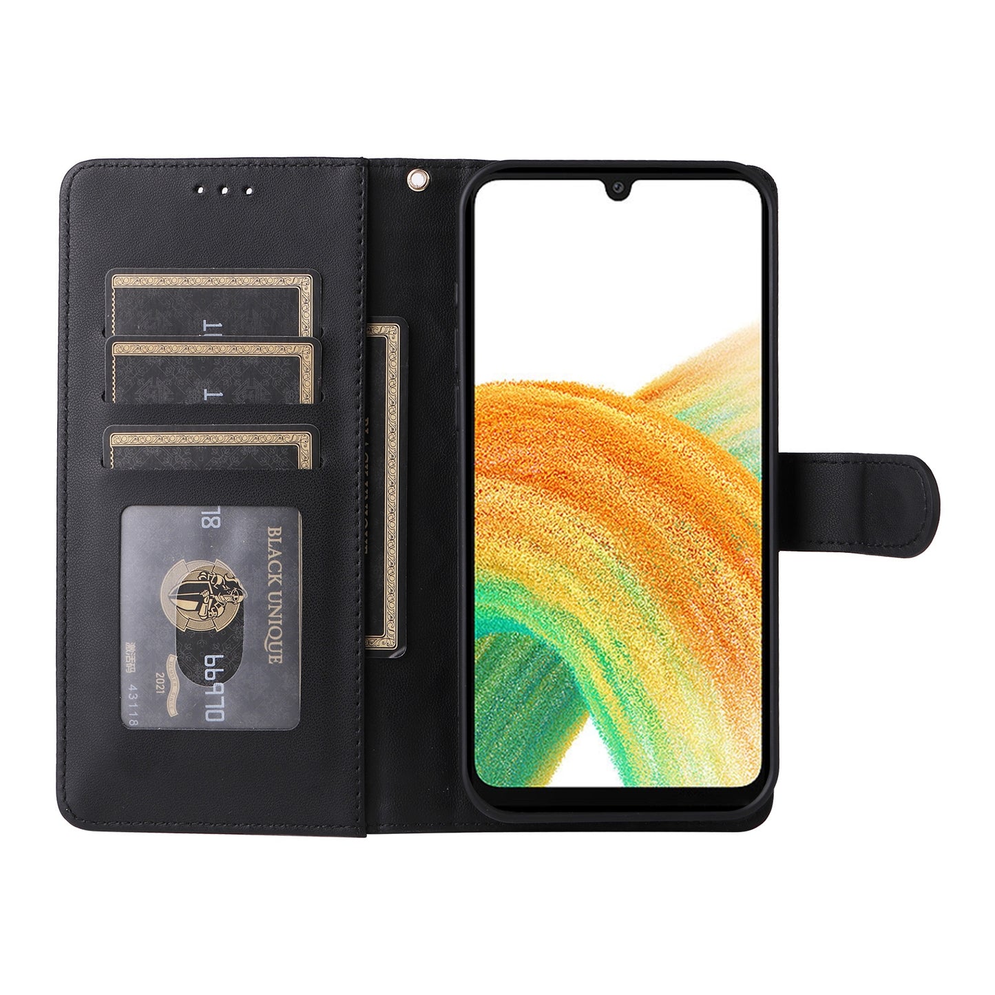 Samsung Galaxy A33 5G Diamond Lattice Leather Flip Phone Case - Durable and Convenient Holder with Precision Cutouts