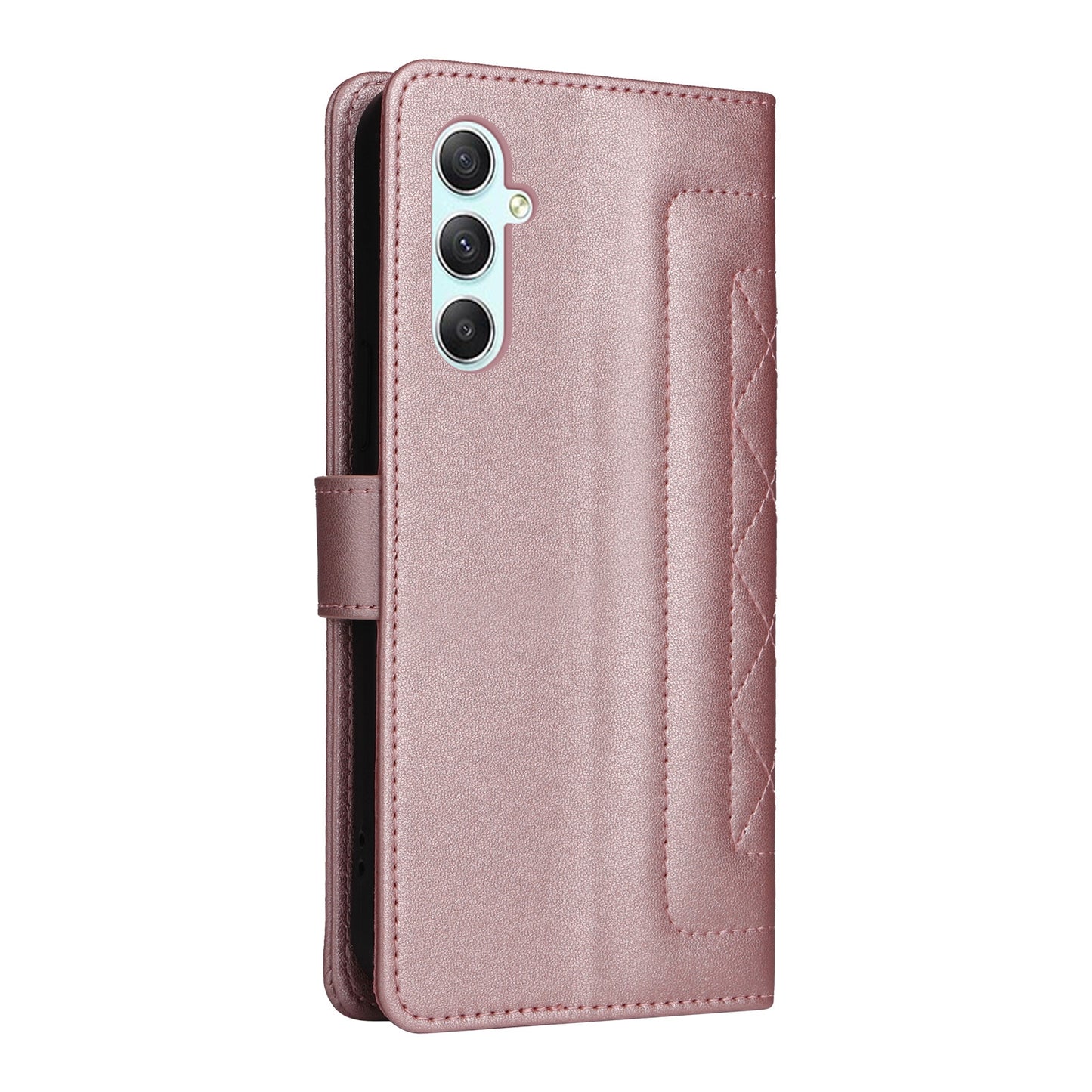 Samsung Galaxy A34 5G Diamond Lattice Leather Flip Phone Case - Durable and Convenient Holder with Precision Cutouts