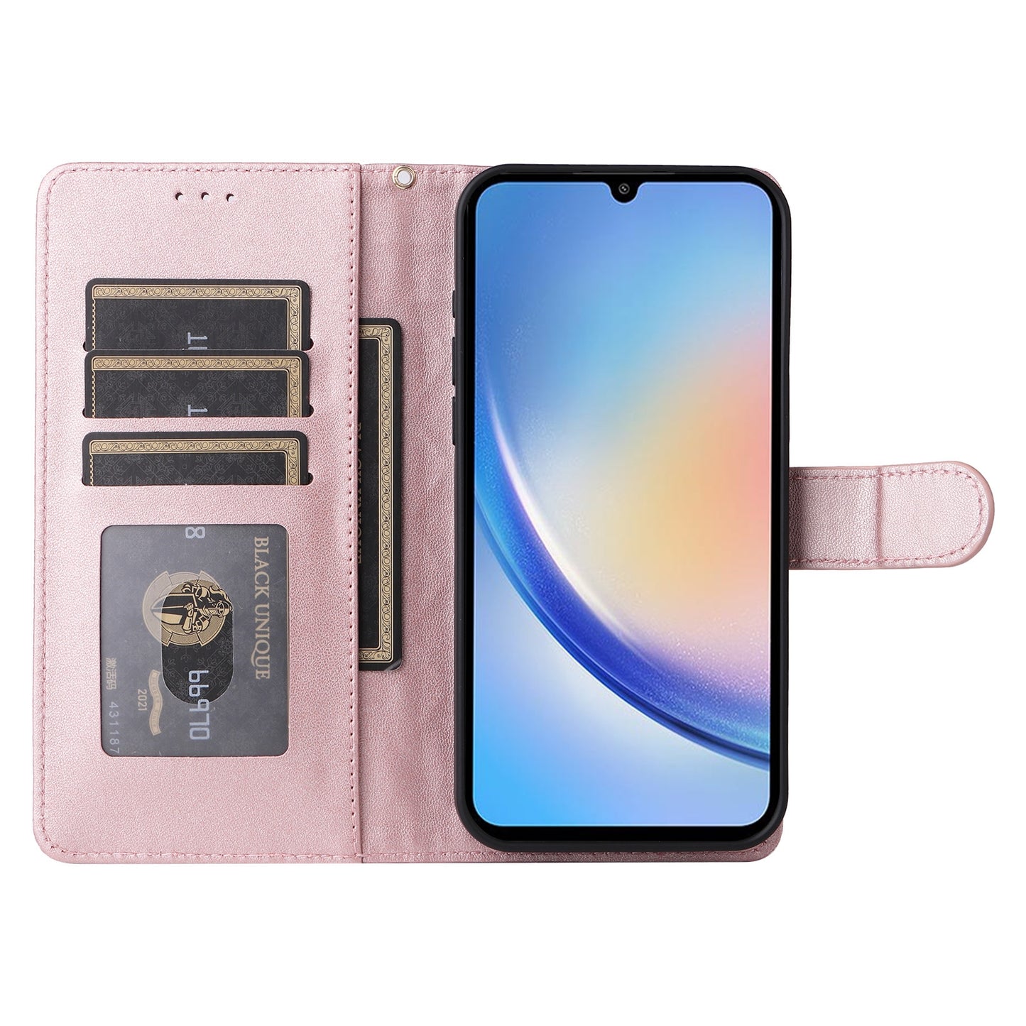 Samsung Galaxy A34 5G Diamond Lattice Leather Flip Phone Case - Durable and Convenient Holder with Precision Cutouts