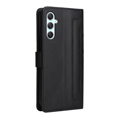 Samsung Galaxy A34 5G Diamond Lattice Leather Flip Phone Case - Durable and Convenient Holder with Precision Cutouts