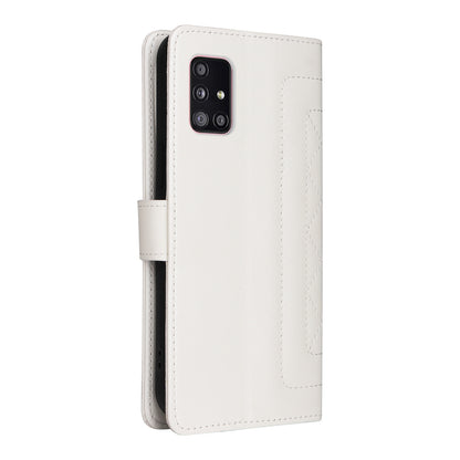 Samsung Galaxy A51 5G Diamond Lattice Leather Flip Phone Case - Durable and Convenient Holder with Precision Cutouts