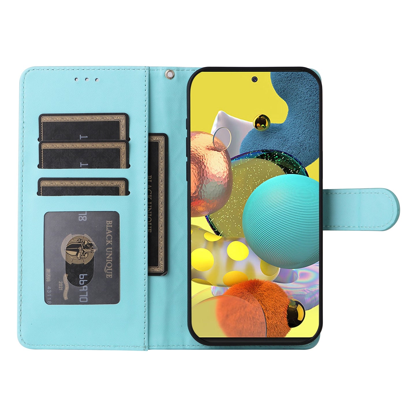 Samsung Galaxy A51 5G Diamond Lattice Leather Flip Phone Case - Durable and Convenient Holder with Precision Cutouts