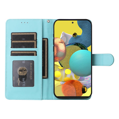 Samsung Galaxy A51 5G Diamond Lattice Leather Flip Phone Case - Durable and Convenient Holder with Precision Cutouts