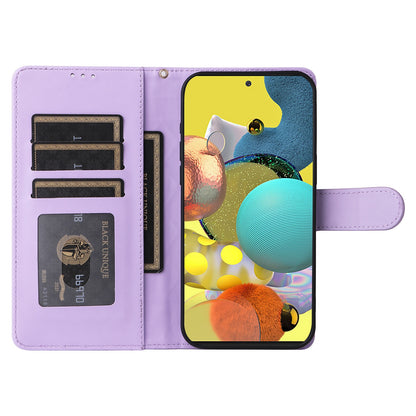 Samsung Galaxy A51 5G Diamond Lattice Leather Flip Phone Case - Durable and Convenient Holder with Precision Cutouts