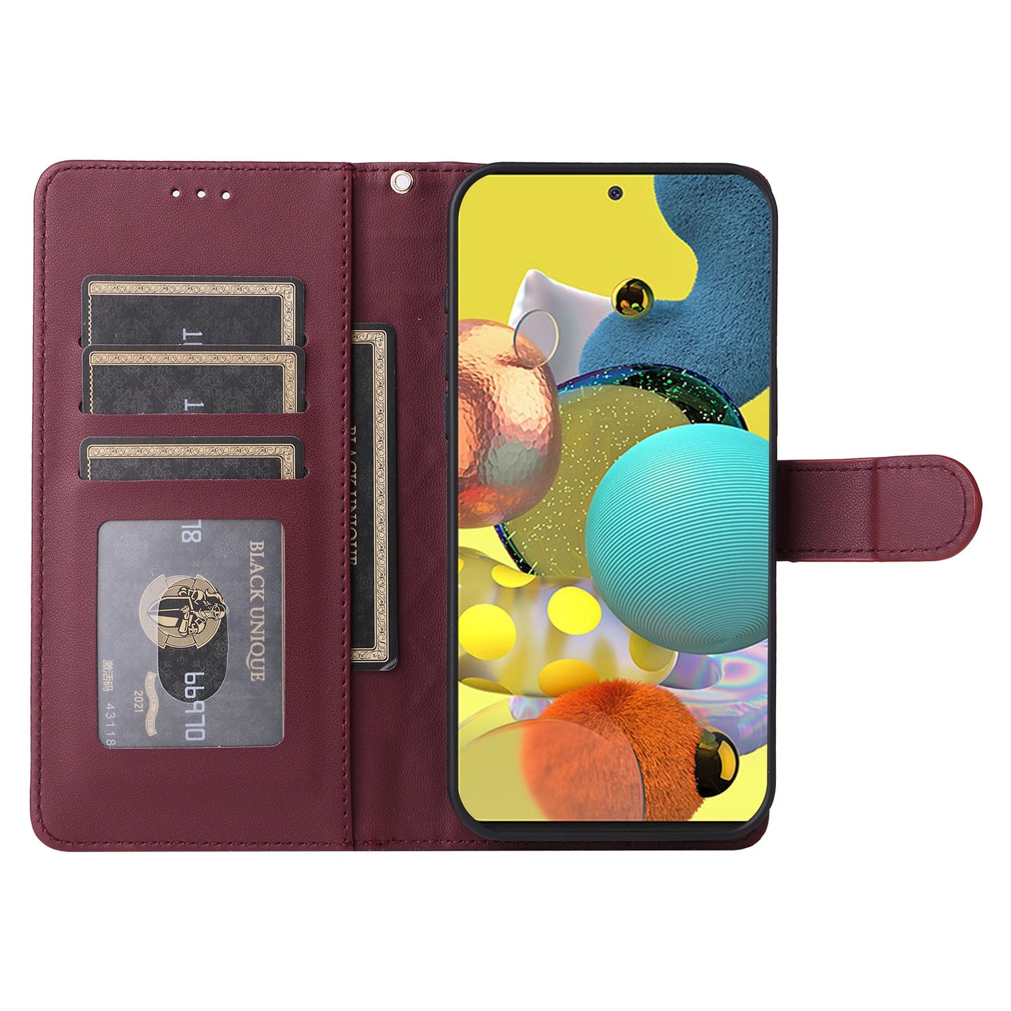 Samsung Galaxy A51 5G Diamond Lattice Leather Flip Phone Case - Durable and Convenient Holder with Precision Cutouts