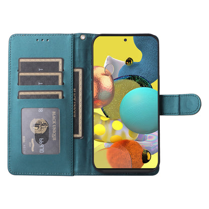 Samsung Galaxy A51 5G Diamond Lattice Leather Flip Phone Case - Durable and Convenient Holder with Precision Cutouts