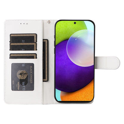 Samsung Galaxy A52 Diamond Lattice Leather Flip Phone Case - Durable and Convenient Holder with Precision Cutouts