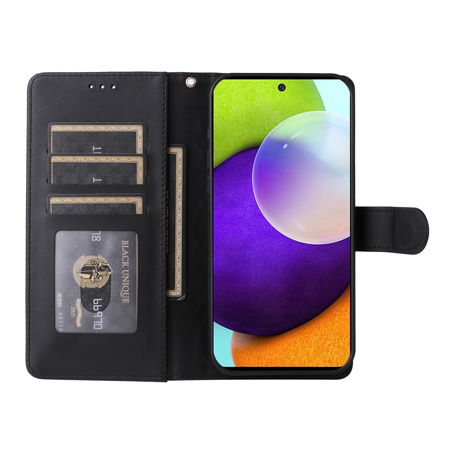 Samsung Galaxy A52 Diamond Lattice Leather Flip Phone Case - Durable and Convenient Holder with Precision Cutouts