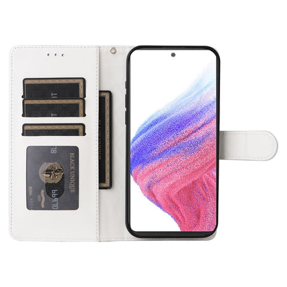 Samsung Galaxy A53 Diamond Lattice Leather Flip Phone Case - Durable and Convenient Holder with Precision Cutouts