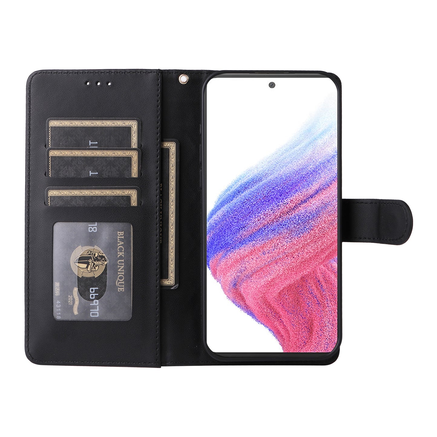 Samsung Galaxy A53 Diamond Lattice Leather Flip Phone Case - Durable and Convenient Holder with Precision Cutouts