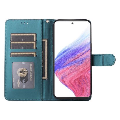 Samsung Galaxy A53 Diamond Lattice Leather Flip Phone Case - Durable and Convenient Holder with Precision Cutouts
