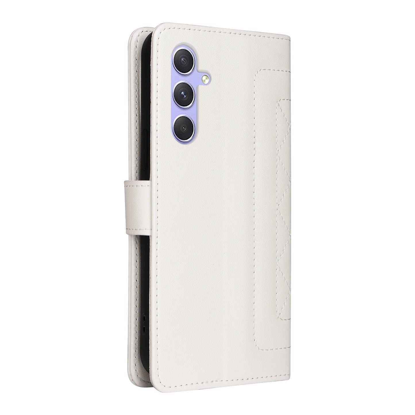 Samsung Galaxy A54 5G Diamond Lattice Leather Flip Phone Case - Durable and Convenient Holder with Precision Cutouts