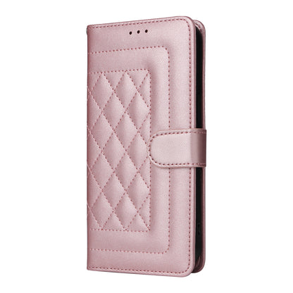 Samsung Galaxy A54 5G Diamond Lattice Leather Flip Phone Case - Durable and Convenient Holder with Precision Cutouts