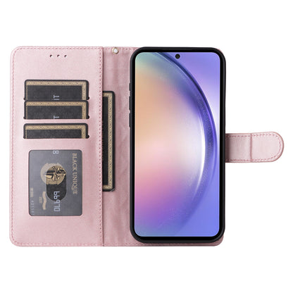 Samsung Galaxy A54 5G Diamond Lattice Leather Flip Phone Case - Durable and Convenient Holder with Precision Cutouts
