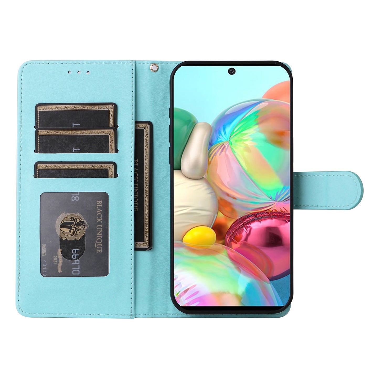 Samsung Galaxy A71 Diamond Lattice Leather Flip Phone Case - Durable and Convenient Holder with Precision Cutouts