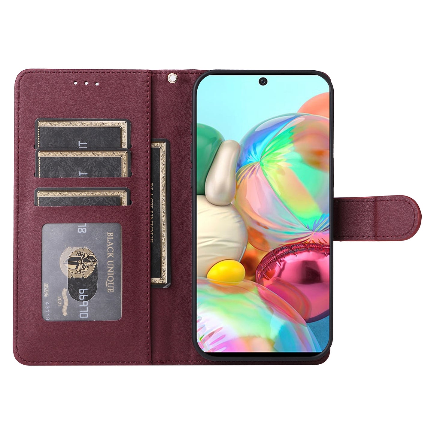 Samsung Galaxy A71 Diamond Lattice Leather Flip Phone Case - Durable and Convenient Holder with Precision Cutouts