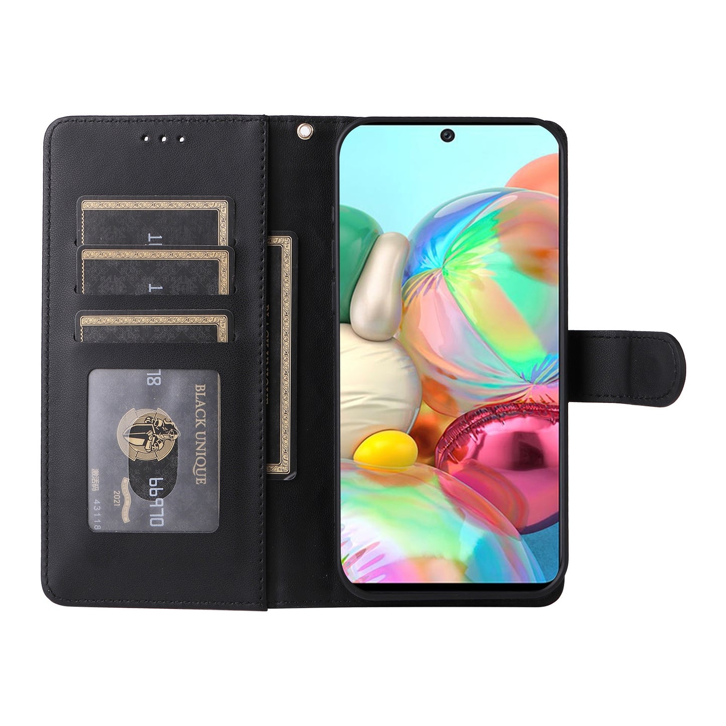 Samsung Galaxy A71 Diamond Lattice Leather Flip Phone Case - Durable and Convenient Holder with Precision Cutouts