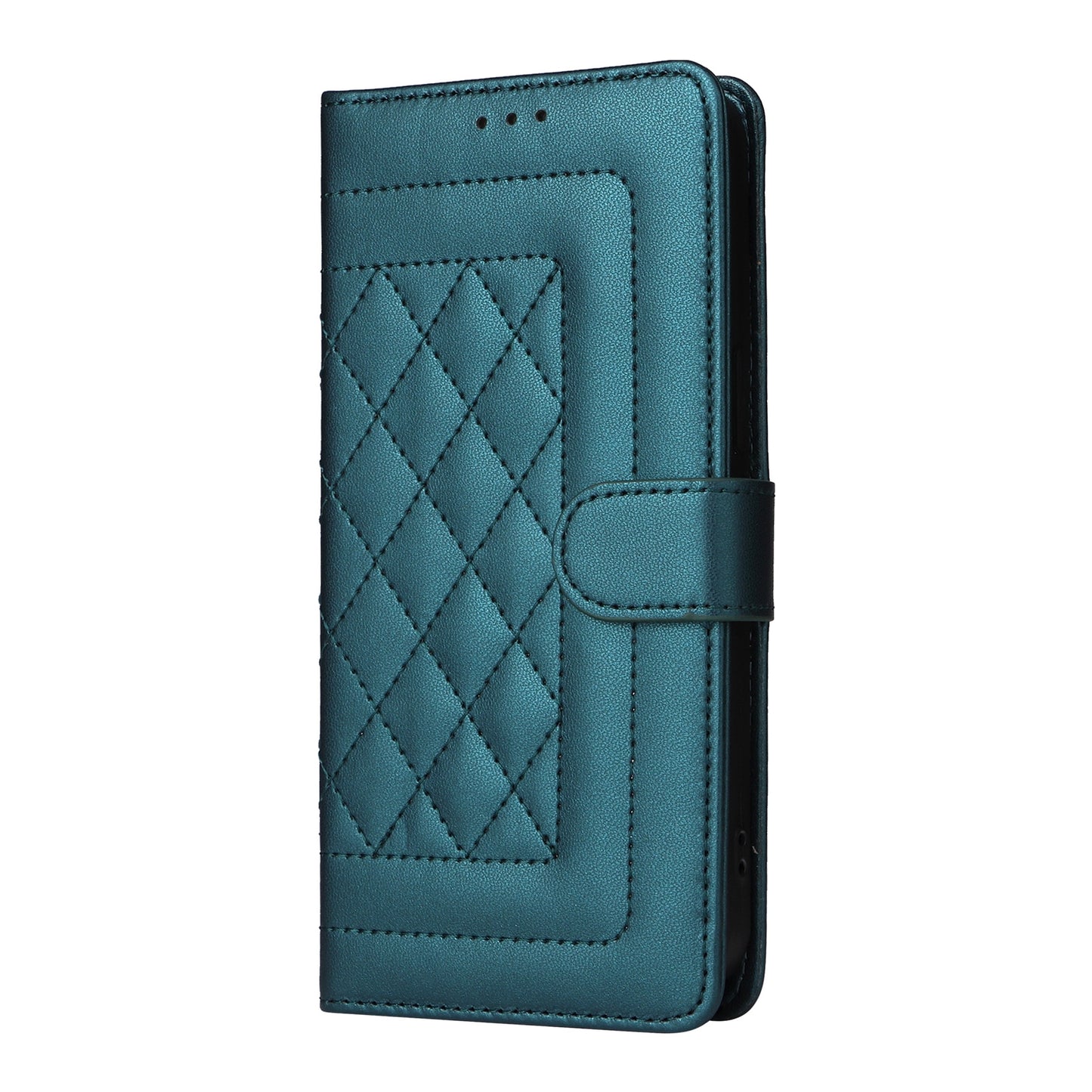Samsung Galaxy A71 Diamond Lattice Leather Flip Phone Case - Durable and Convenient Holder with Precision Cutouts