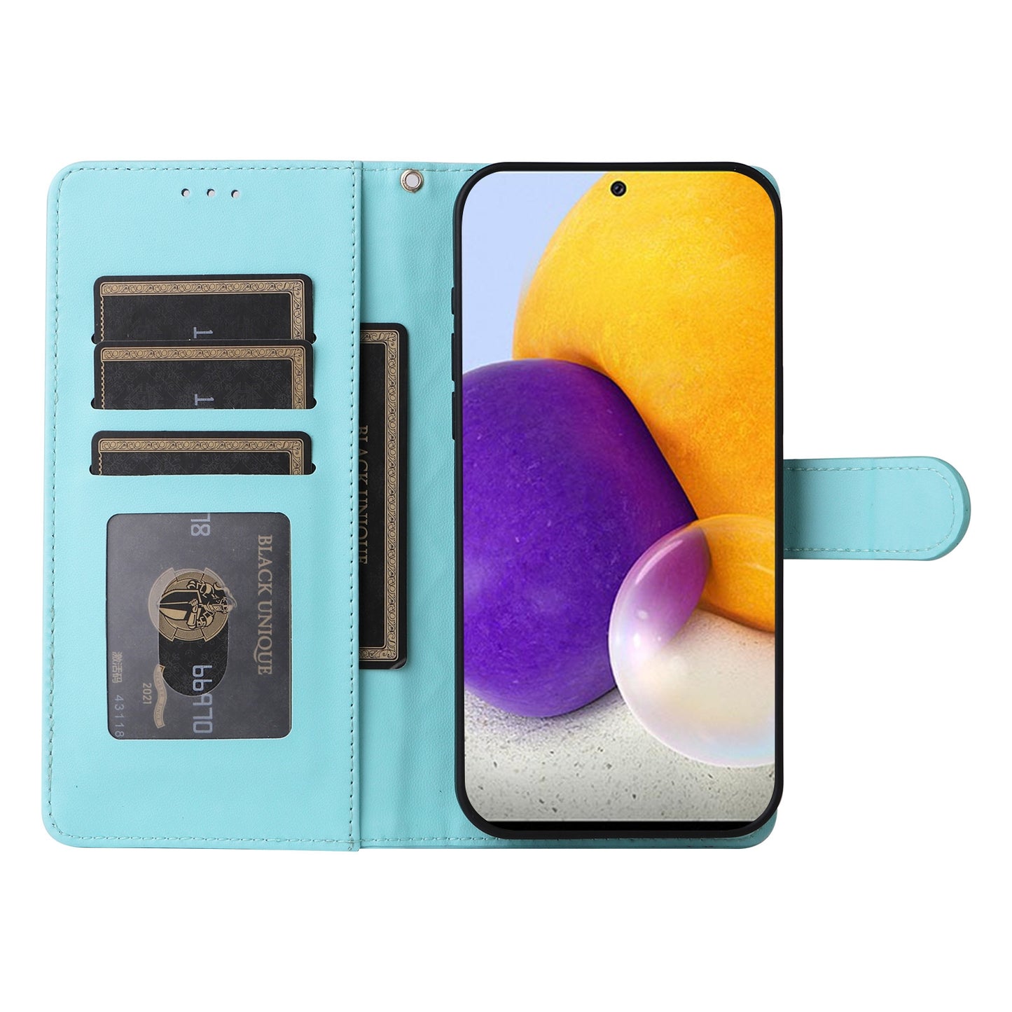 Samsung Galaxy A72 Diamond Lattice Leather Flip Phone Case - Durable and Convenient Holder with Precision Cutouts