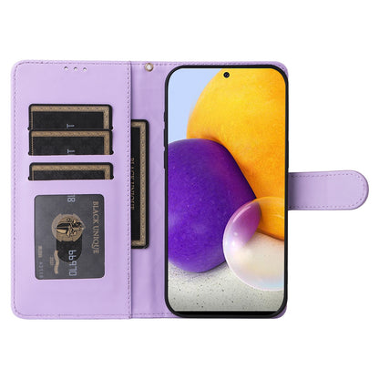 Samsung Galaxy A72 Diamond Lattice Leather Flip Phone Case - Durable and Convenient Holder with Precision Cutouts