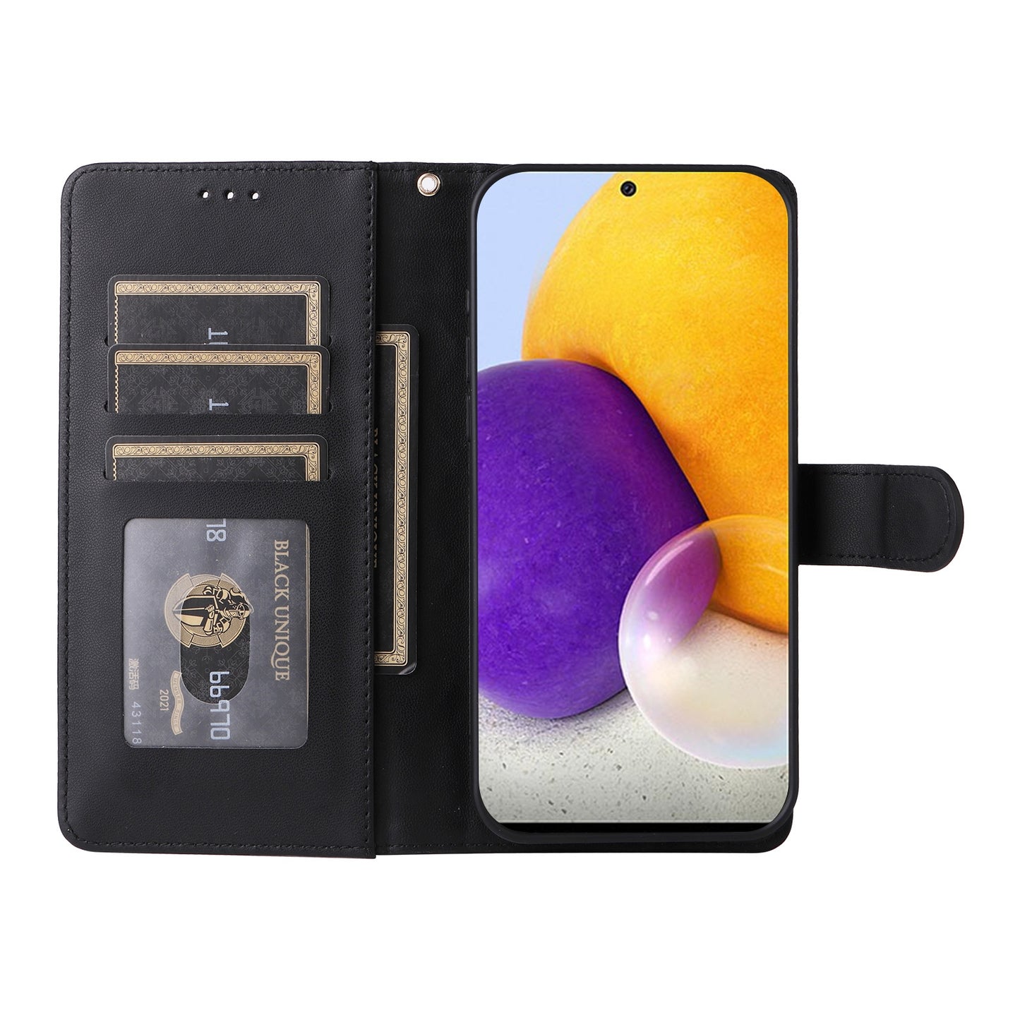 Samsung Galaxy A72 Diamond Lattice Leather Flip Phone Case - Durable and Convenient Holder with Precision Cutouts