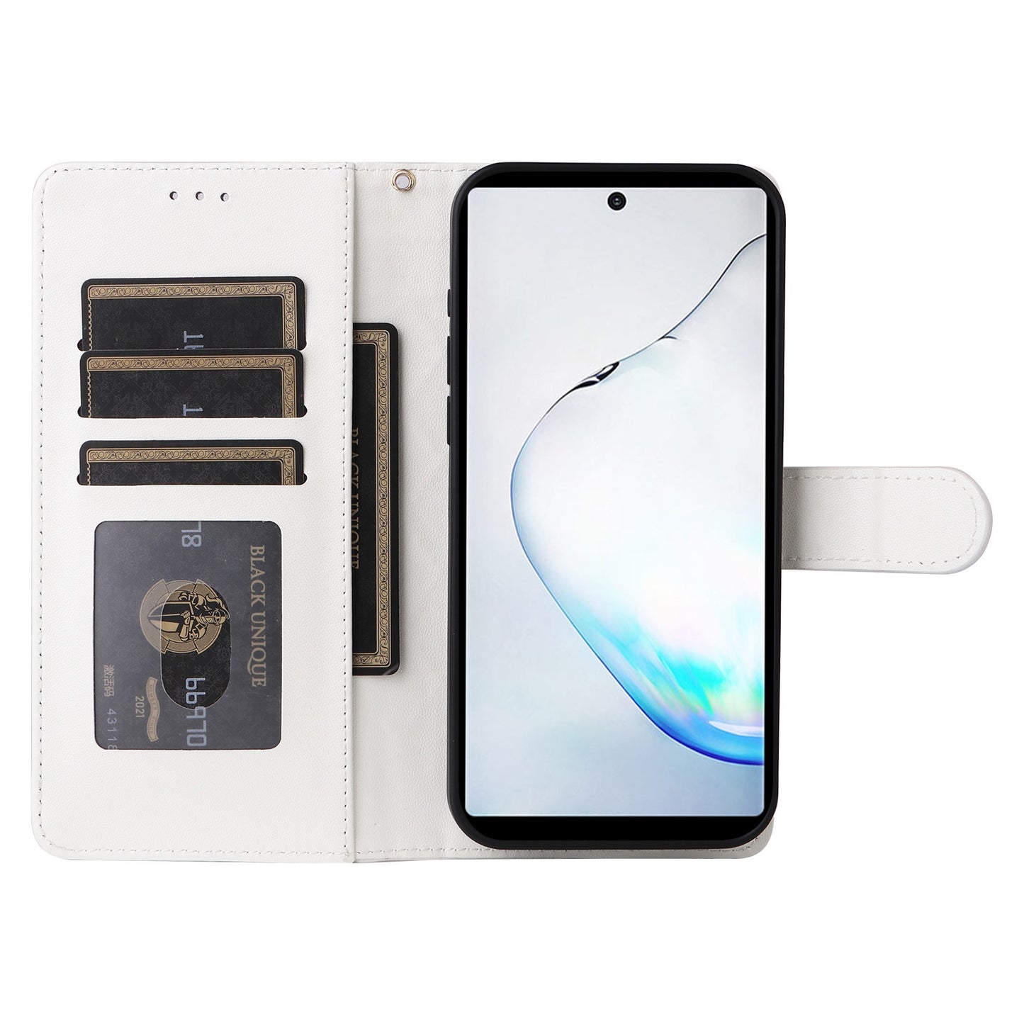 Samsung Galaxy Note10+ Diamond Lattice Leather Flip Phone Case - Durable and Convenient Holder with Precision Cutouts