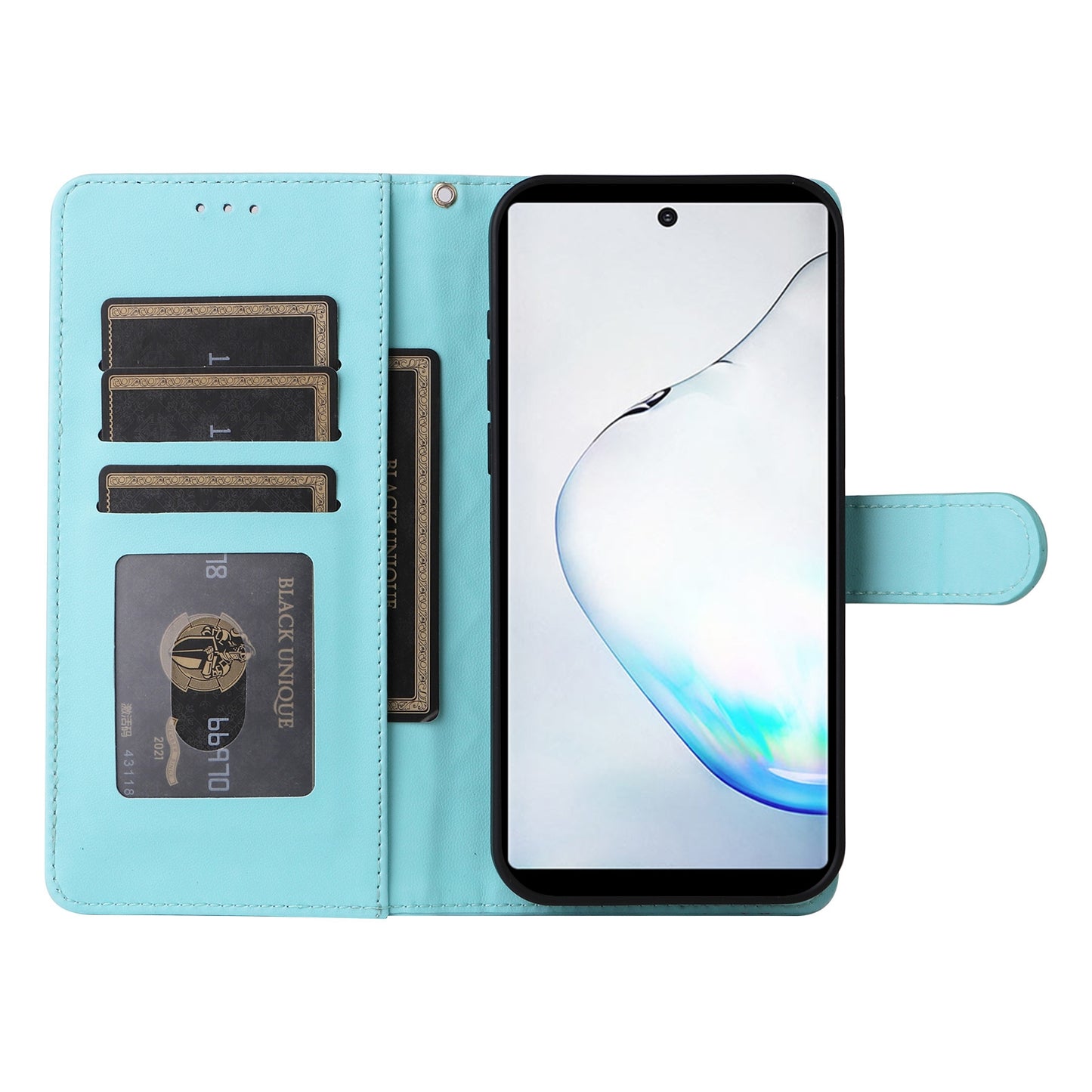 Samsung Galaxy Note10+ Diamond Lattice Leather Flip Phone Case - Durable and Convenient Holder with Precision Cutouts