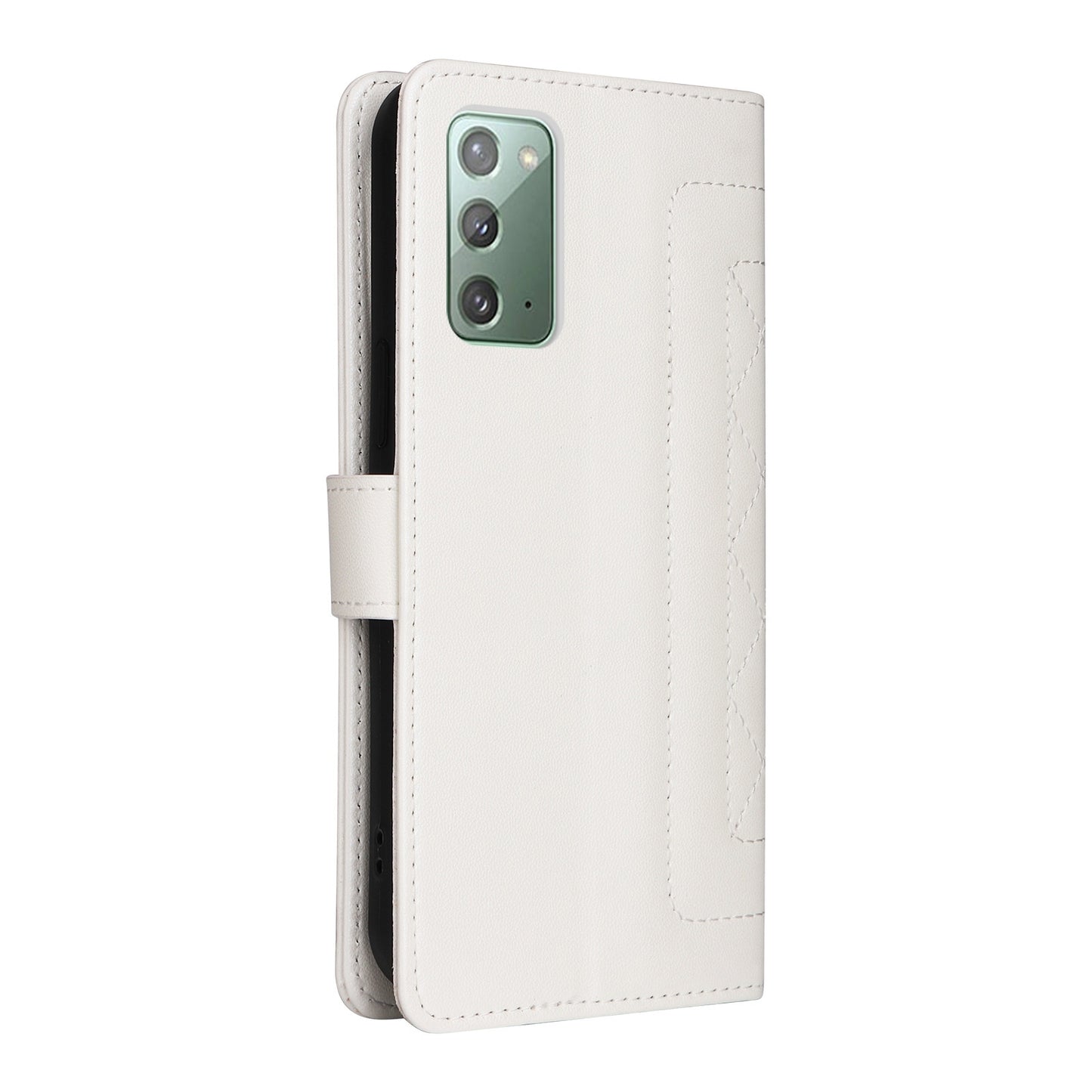 Samsung Galaxy Note20 Diamond Lattice Leather Flip Phone Case - Durable and Convenient Holder with Precision Cutouts