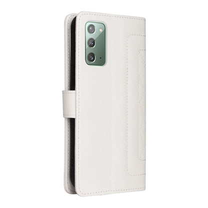 Samsung Galaxy Note20 Diamond Lattice Leather Flip Phone Case - Durable and Convenient Holder with Precision Cutouts