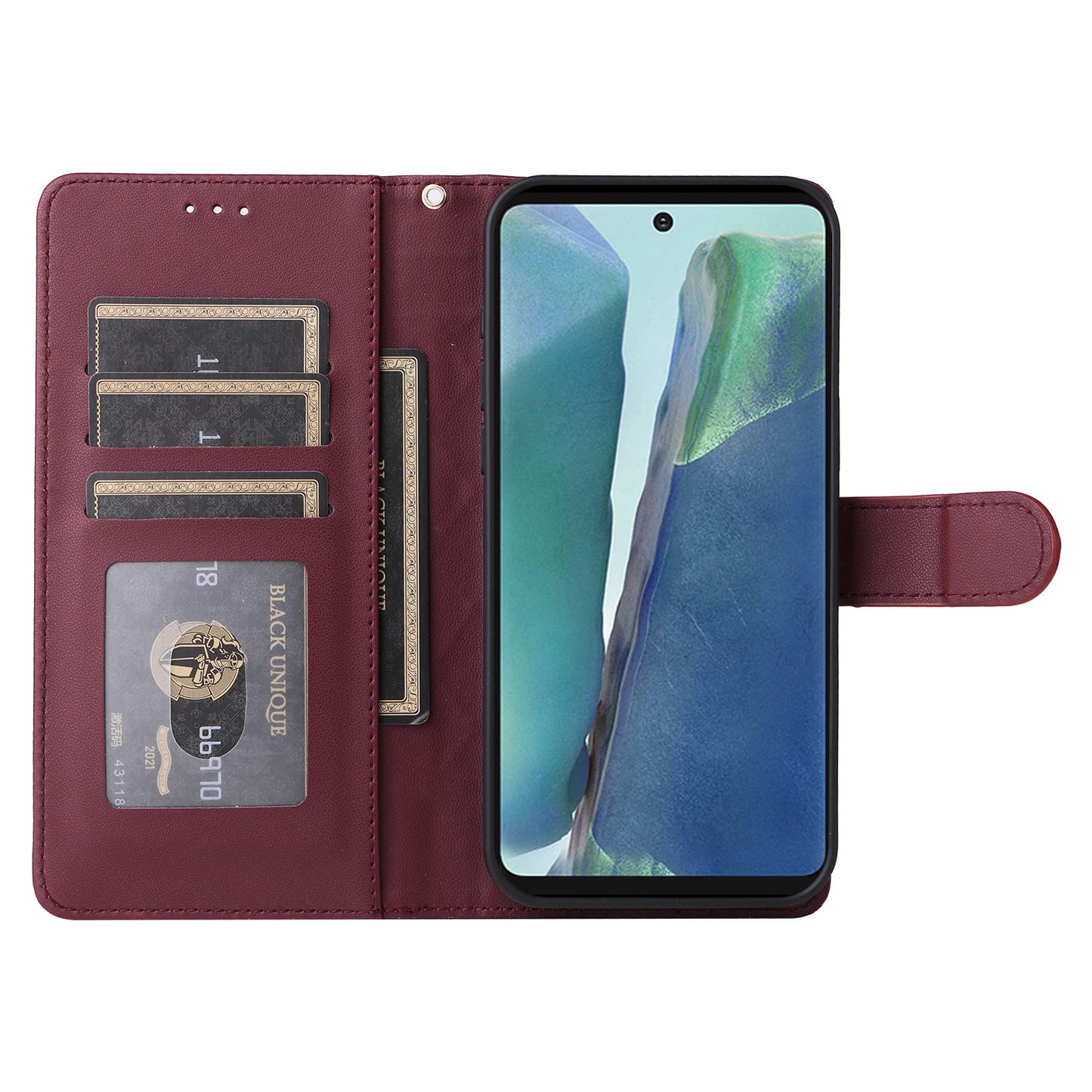 Samsung Galaxy Note20 Diamond Lattice Leather Flip Phone Case - Durable and Convenient Holder with Precision Cutouts