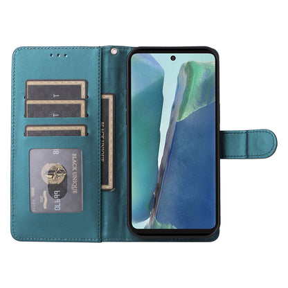 Samsung Galaxy Note20 Diamond Lattice Leather Flip Phone Case - Durable and Convenient Holder with Precision Cutouts