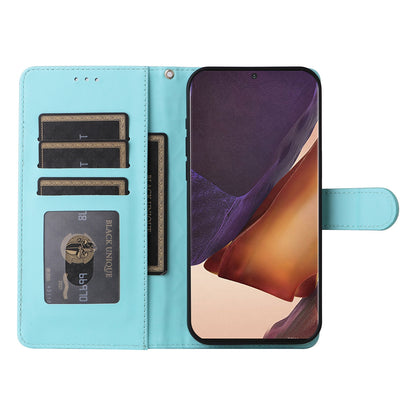 Samsung Galaxy Note20 Ultra Diamond Lattice Leather Flip Phone Case - Durable and Convenient Holder with Precision Cutouts