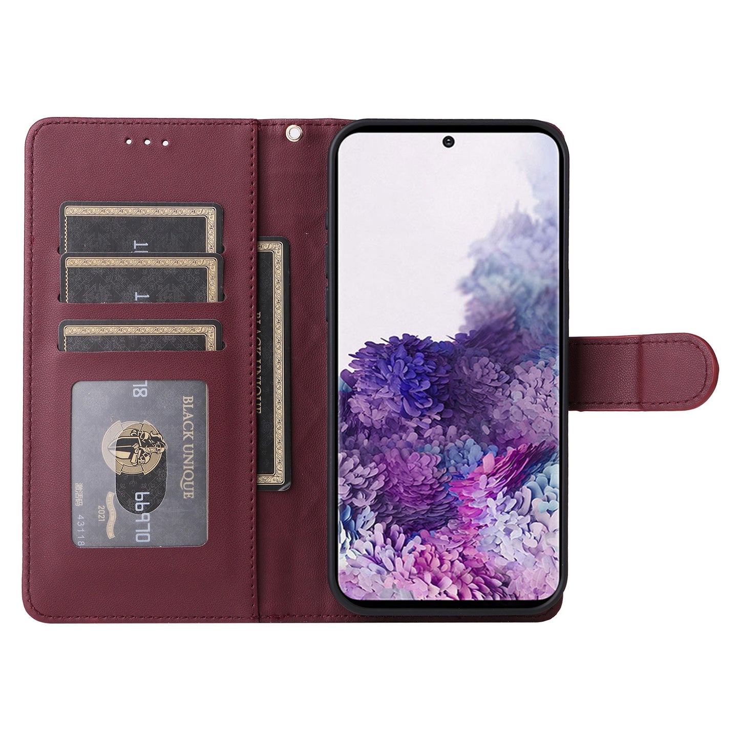 Samsung Galaxy S20 Diamond Lattice Leather Flip Phone Case - Durable and Convenient Holder with Precision Cutouts