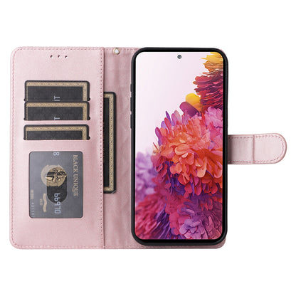 Samsung Galaxy S20 FE Diamond Lattice Leather Flip Phone Case - Durable and Convenient Holder with Precision Cutouts