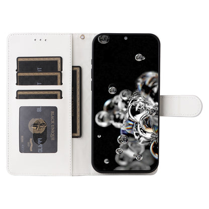 Samsung Galaxy S20 Ultra Diamond Lattice Leather Flip Phone Case - Durable and Convenient Holder with Precision Cutouts