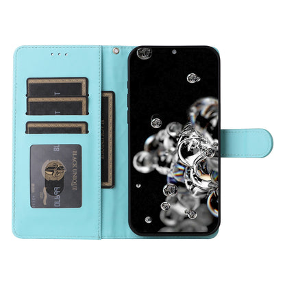 Samsung Galaxy S20 Ultra Diamond Lattice Leather Flip Phone Case - Durable and Convenient Holder with Precision Cutouts