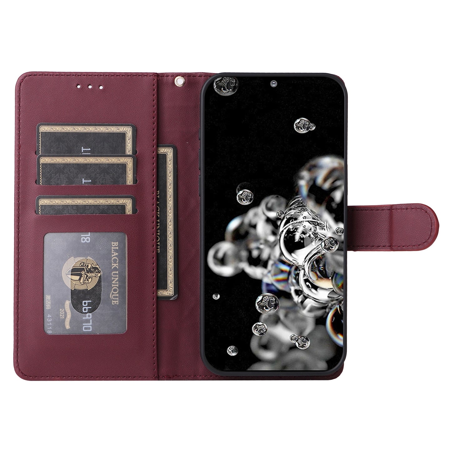 Samsung Galaxy S20 Ultra Diamond Lattice Leather Flip Phone Case - Durable and Convenient Holder with Precision Cutouts