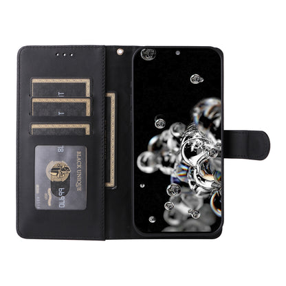 Samsung Galaxy S20 Ultra Diamond Lattice Leather Flip Phone Case - Durable and Convenient Holder with Precision Cutouts