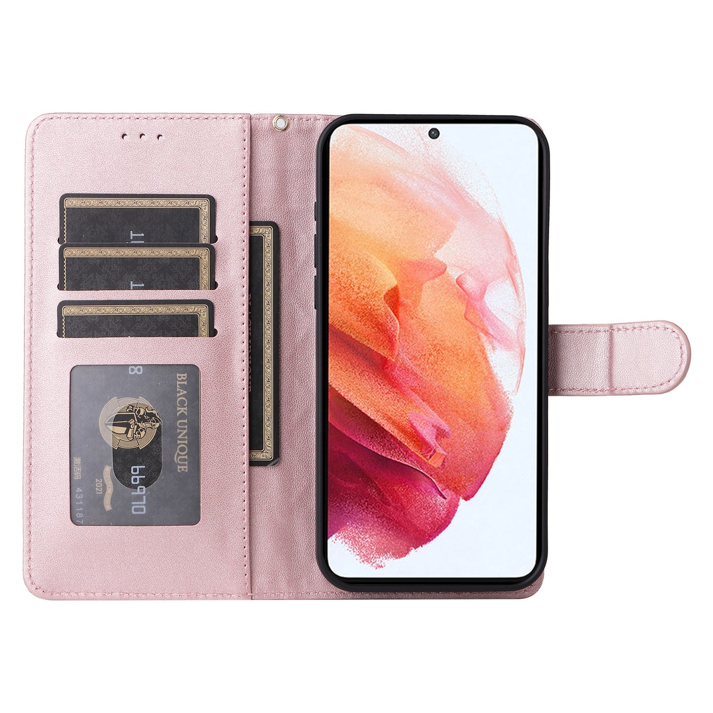 Samsung Galaxy S21 5G Diamond Lattice Leather Flip Phone Case - Durable and Convenient Holder with Precision Cutouts