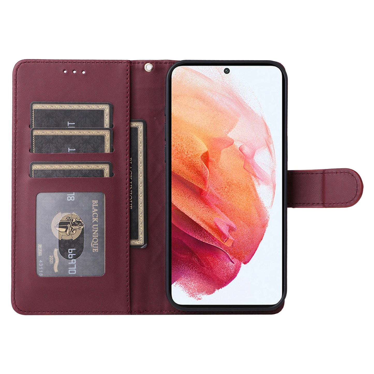 Samsung Galaxy S21 5G Diamond Lattice Leather Flip Phone Case - Durable and Convenient Holder with Precision Cutouts