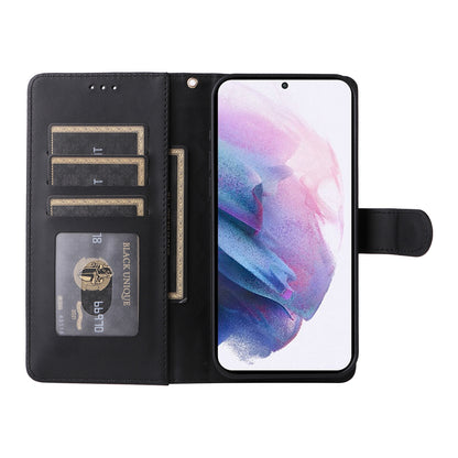 Samsung Galaxy S21+ 5G Diamond Lattice Leather Flip Phone Case - Durable and Convenient Holder with Precision Cutouts