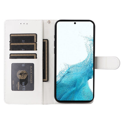 Samsung Galaxy S22 5G Diamond Lattice Leather Flip Phone Case - Durable and Convenient Holder with Precision Cutouts