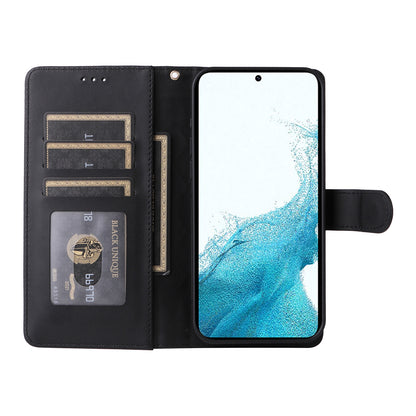 Samsung Galaxy S22 5G Diamond Lattice Leather Flip Phone Case - Durable and Convenient Holder with Precision Cutouts