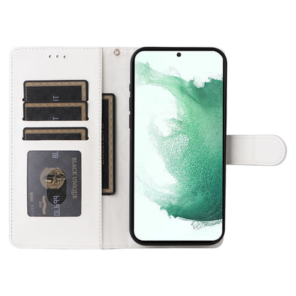 Samsung Galaxy S22+ 5G Diamond Lattice Leather Flip Phone Case - Durable and Convenient Holder with Precision Cutouts