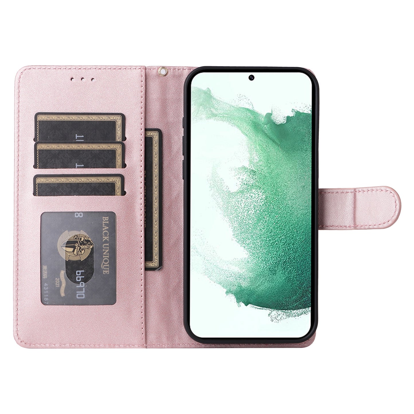 Samsung Galaxy S22+ 5G Diamond Lattice Leather Flip Phone Case - Durable and Convenient Holder with Precision Cutouts