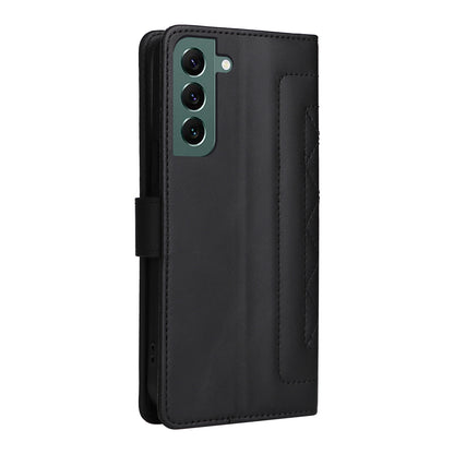 Samsung Galaxy S22+ 5G Diamond Lattice Leather Flip Phone Case - Durable and Convenient Holder with Precision Cutouts
