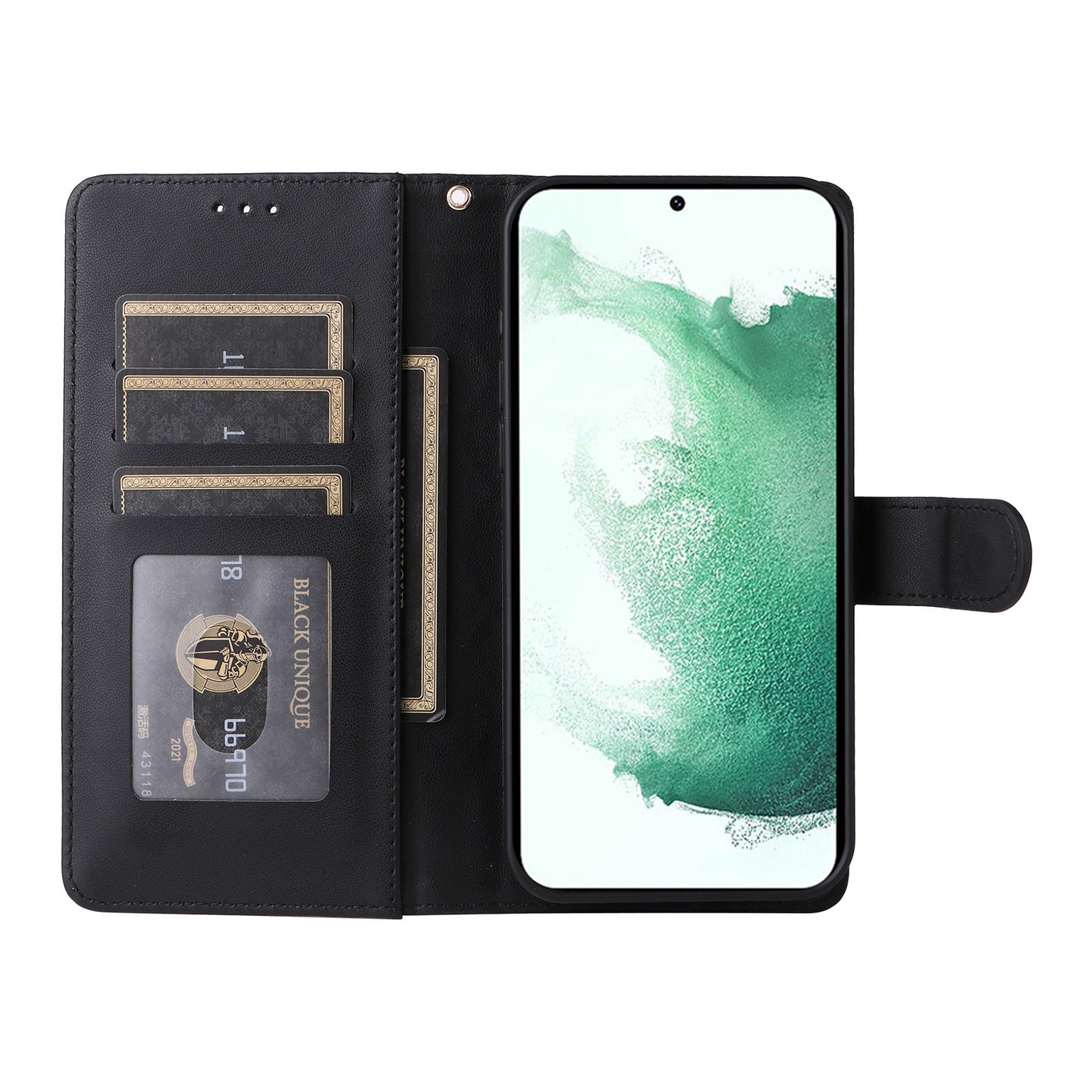 Samsung Galaxy S22+ 5G Diamond Lattice Leather Flip Phone Case - Durable and Convenient Holder with Precision Cutouts