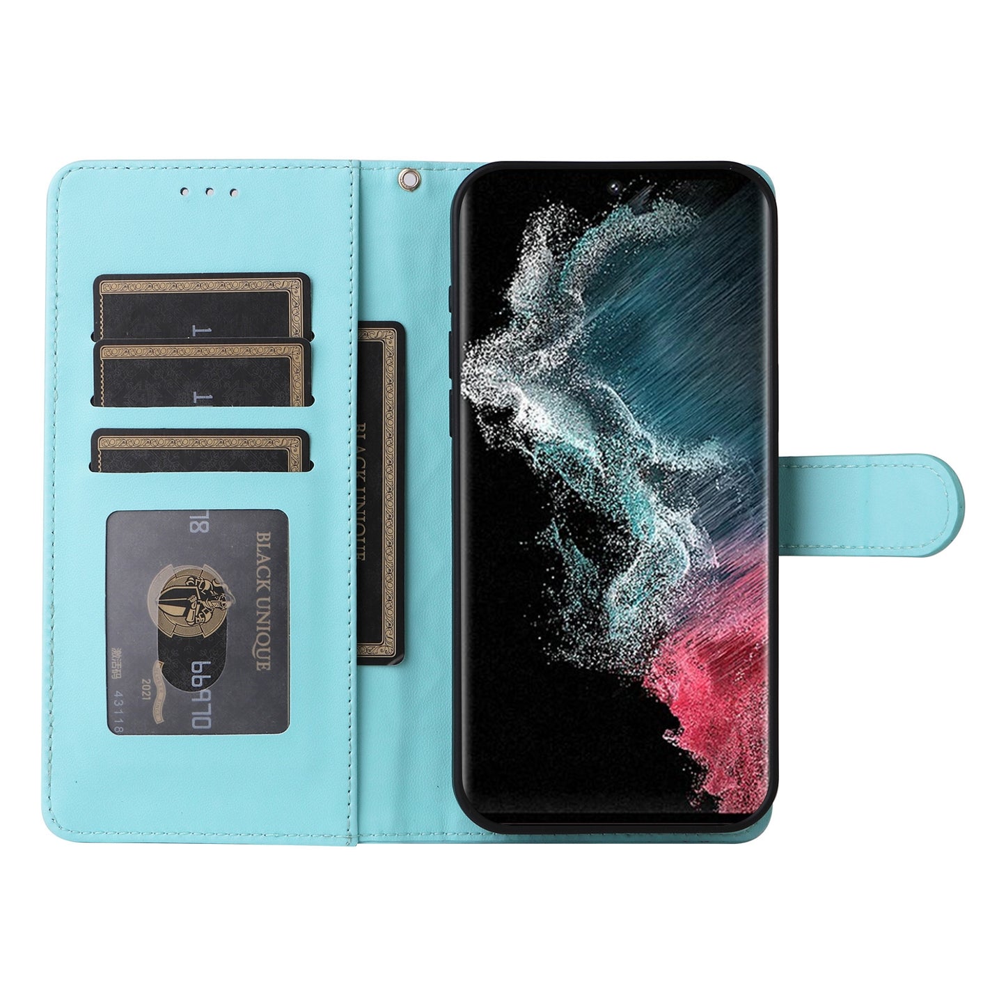 Samsung Galaxy S22 Ultra 5G Diamond Lattice Leather Flip Phone Case - Durable and Convenient Holder with Precision Cutouts